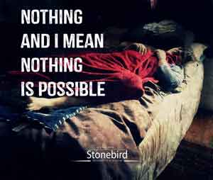 a poster saying nothing is possible.